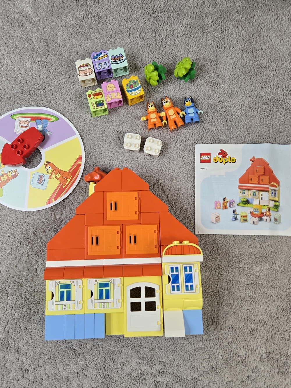 Lego Duplo Bluey Bluey’s Family House with Memory Game *Incomplete*